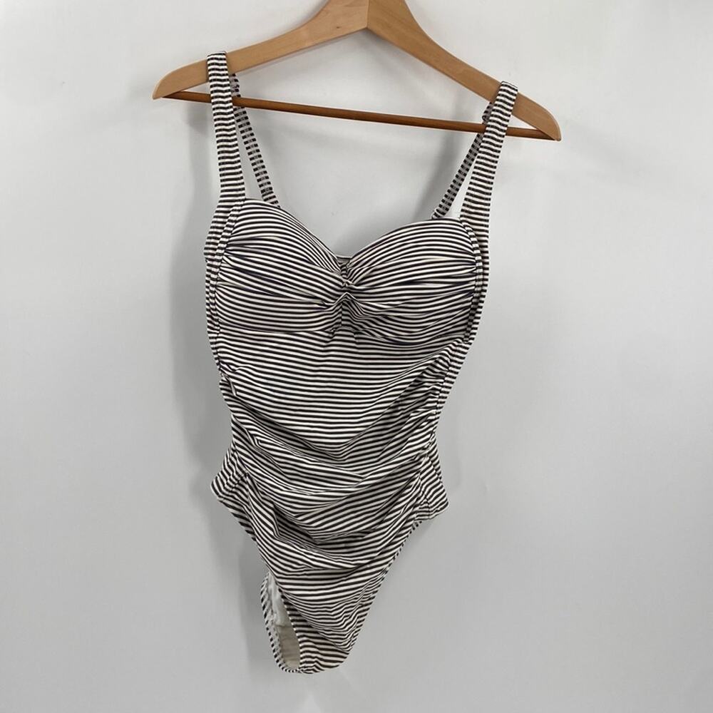 Bondeye Australia striped one piece swimsuit